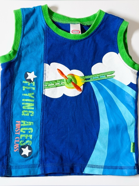 Little Tikes Other - Rare Vintage Y2K Little Tikes Flying Aces Airplane Graphic Tank Top Shirt Retro